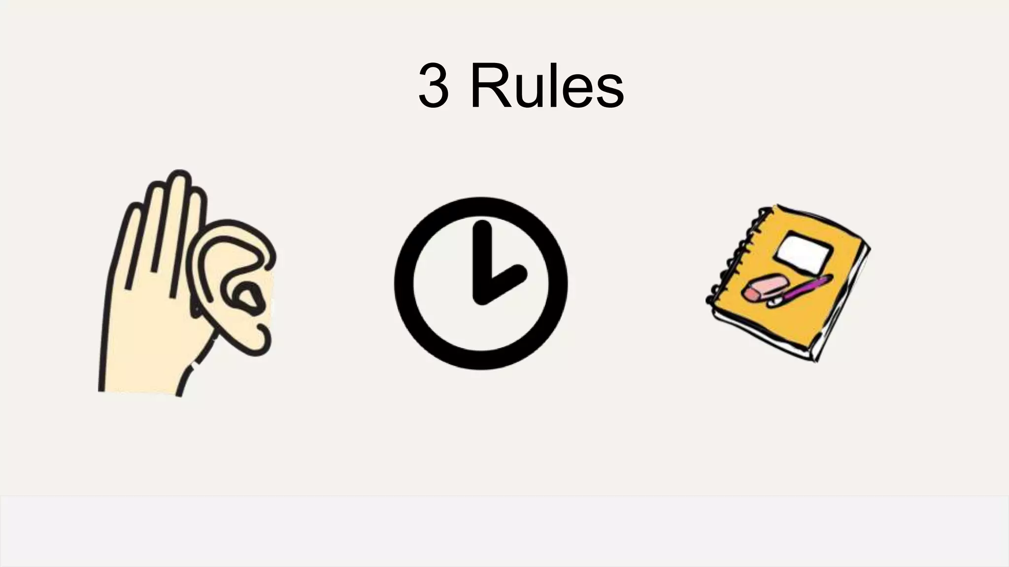 3 Rules
OFFICE OF PATIENT EXPERIENCE
 