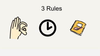 3 Rules
OFFICE OF PATIENT EXPERIENCE
 