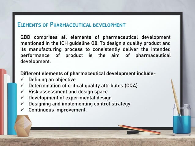 Pharmaceutical Quality by Design (QBD) | PPT