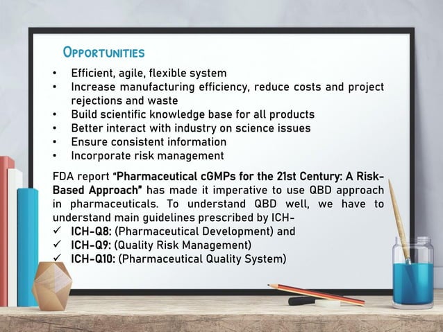 Pharmaceutical Quality by Design (QBD) | PPT