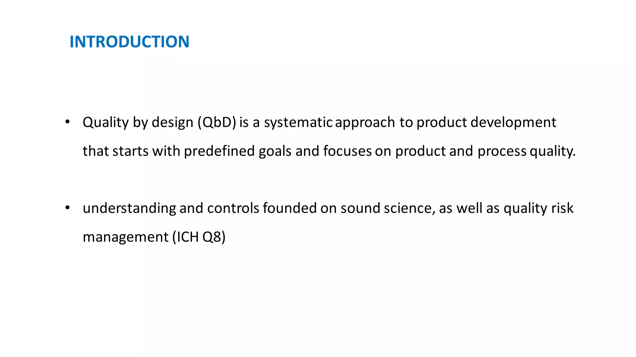 QUALITY BY DESIGN IN PHARMACEUTICAL DEVELOPMENT | PDF