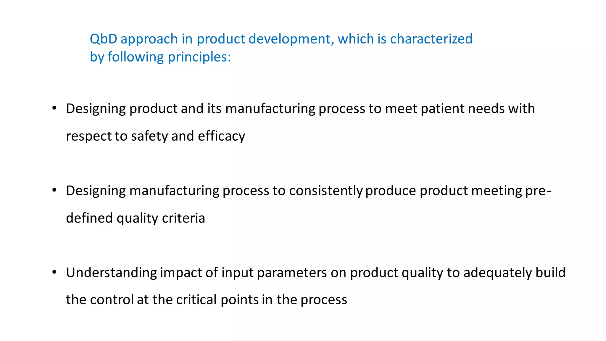 QUALITY BY DESIGN IN PHARMACEUTICAL DEVELOPMENT | PDF