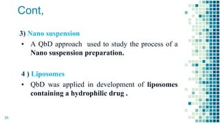 Quality by Design in Pharmaceutical Development | PPTX