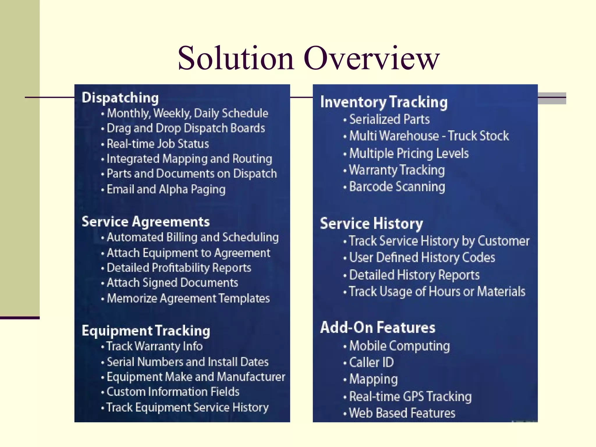 Solution Overview  