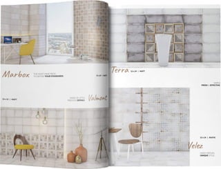 Q-BO Latest Products Manufacturing Tiles Design Catalog - 2018