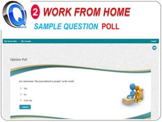 2
SAMPLE QUESTION POLL

 