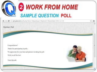2
SAMPLE QUESTION POLL

 