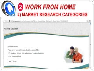 2
2) MARKET RESEARCH CATEGORIES

 