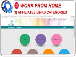 2
3) AFFILIATES LINKS CATEGORIES

 