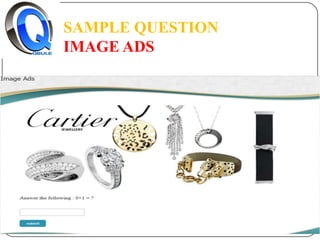 SAMPLE QUESTION
IMAGE ADS

 