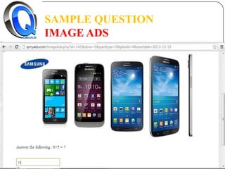 SAMPLE QUESTION
IMAGE ADS

 