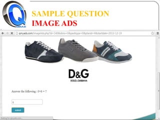 SAMPLE QUESTION
IMAGE ADS

 