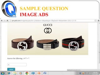 SAMPLE QUESTION
IMAGE ADS

 