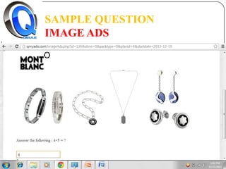 SAMPLE QUESTION
IMAGE ADS

 