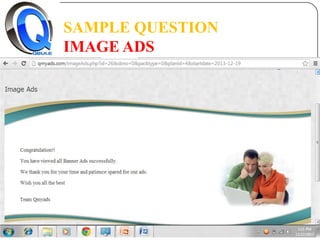 SAMPLE QUESTION
IMAGE ADS

 