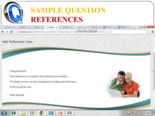 SAMPLE QUESTION
REFERENCES

 