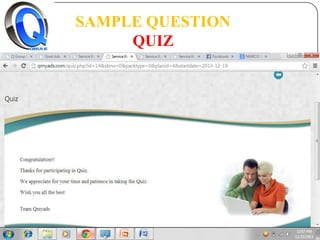 SAMPLE QUESTION
QUIZ

 