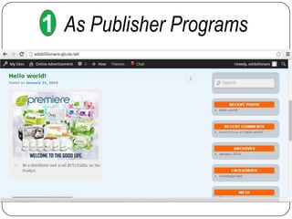 1 As Publisher Programs

 