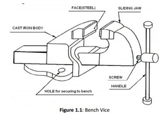 Bench Vice Drawing Bench Vice Drawing