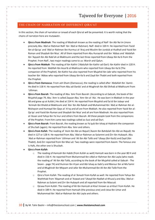 QC 03 Tajweed for Everyone by TIS | PDF