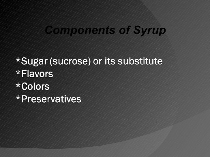 Quality control tests for Syrups and Elixirs.