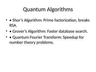 Quantum Computing general introduction for beginners | PPTX