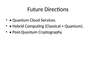 Quantum Computing general introduction for beginners | PPTX