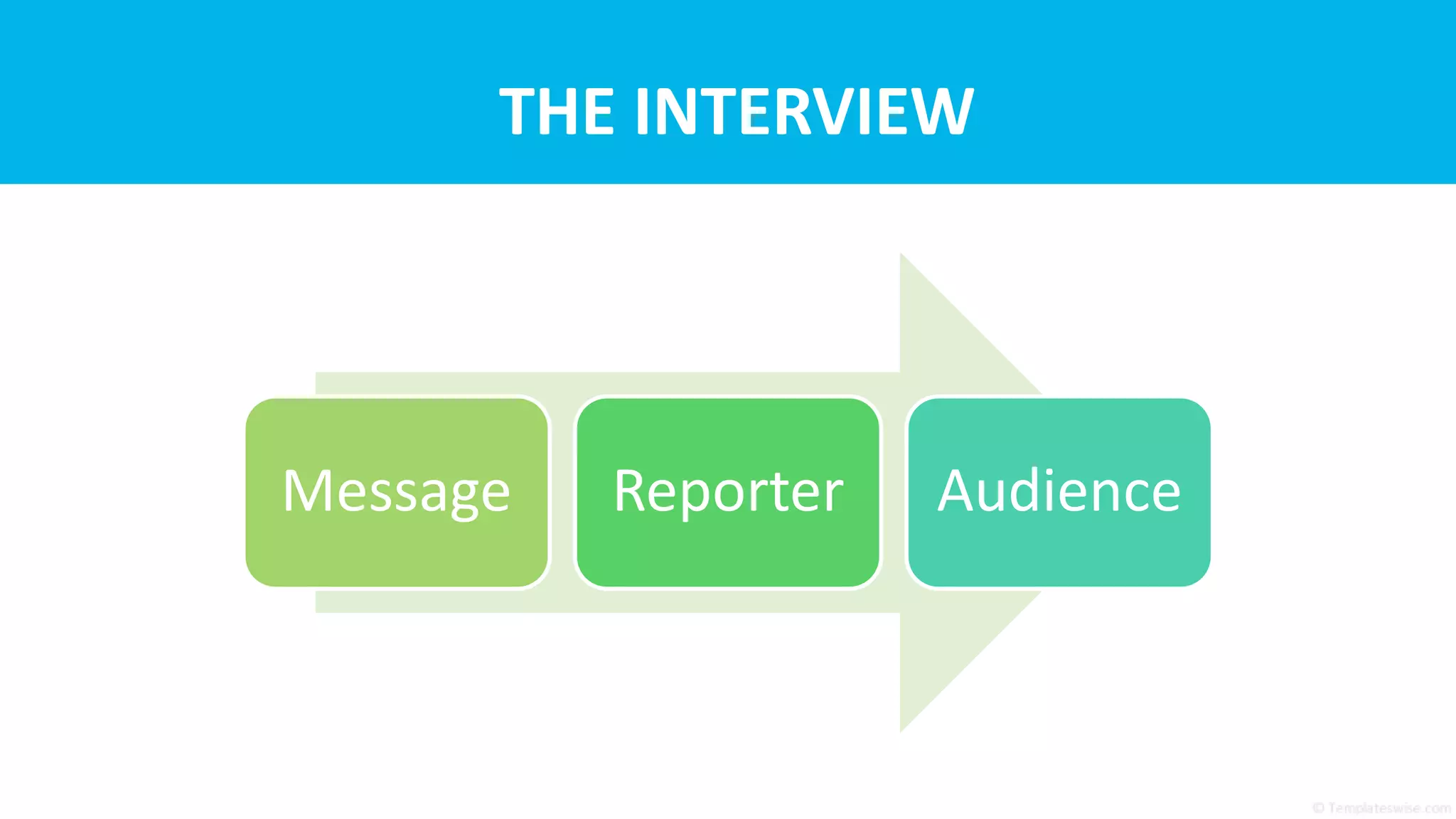 THE INTERVIEW
Message Reporter Audience
 