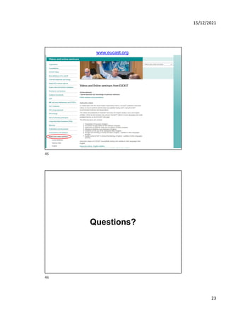 Quality control of susceptibility testing (Part 1)