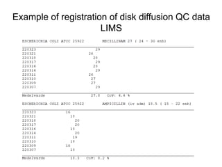 Quality control of susceptibility testing (Part 2)