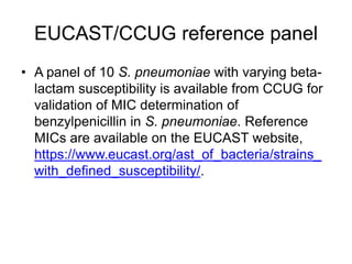 Quality control of susceptibility testing (Part 2)