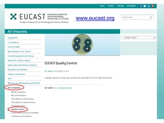 Quality control of susceptibility testing (Part 2)