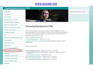 Quality control of susceptibility testing (Part 2)