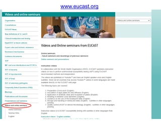 Quality control of susceptibility testing (Part 2)