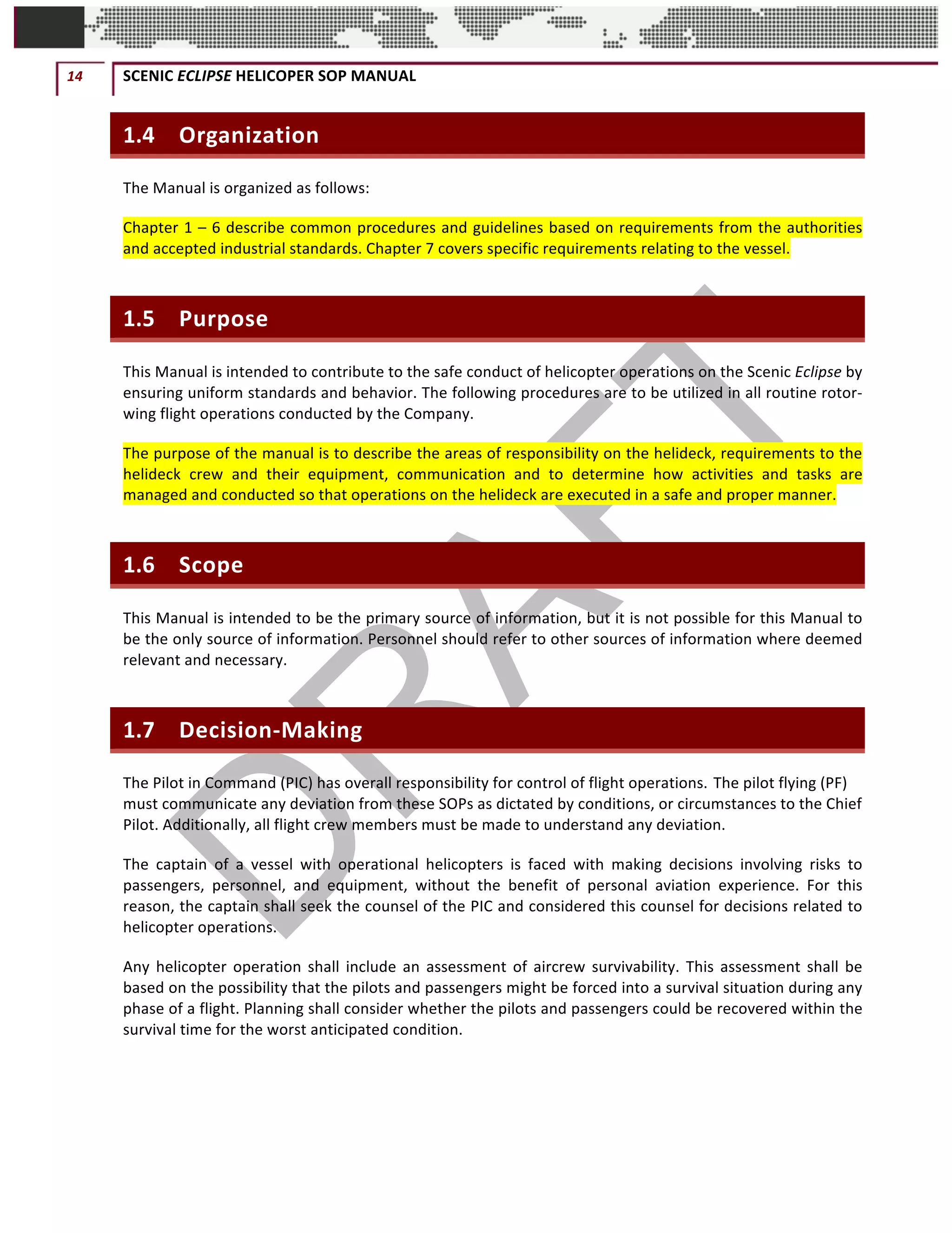 Standard Operating Procedures Manual | PDF | Air Travel | Travel Type