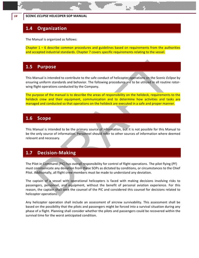 Standard Operating Procedures Manual | PDF | Air Travel | Travel Type