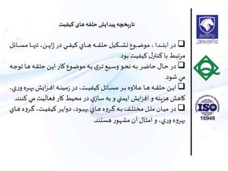 ‫ا‬‫ا‬‫ا‬‫ا‬‫ا‬‫ا‬‫س‬‫م‬‫اا‬‫ا‬‫ا‬‫ا‬‫ا‬‫ا‬‫ه‬‫تن‬ ،‫ان‬‫ا‬‫ا‬‫ا‬‫ا‬‫ا‬‫پ‬‫ا‬‫ژ‬ ‫در‬‫اي‬‫ا‬‫ا‬‫ا‬‫ا‬‫ا‬‫ف‬‫كي‬‫ااي‬‫ا‬‫ا‬‫ا‬‫ا‬‫ا‬‫ه‬‫اه‬‫ا‬‫ا‬‫ا‬‫ا‬‫ا‬‫ق‬‫حل‬ ‫اكيل‬‫ا‬‫ا‬‫ا‬‫ا‬‫ا‬‫ش‬‫ت‬ ‫اوع‬‫ا‬‫ا‬‫ا‬‫ا‬‫ا‬‫ض‬‫مو‬، ‫ادا‬‫ا‬‫ا‬‫ا‬‫ا‬‫ا‬‫ت‬‫اب‬ ‫در‬‫ائل‬
‫بود‬ ‫كيفيت‬ ‫ل‬‫كنتر‬ ‫با‬ ‫مرتبط‬.
‫تو‬ ‫اا‬‫ا‬‫ه‬‫اه‬‫ا‬‫ق‬‫حل‬ ‫ان‬‫ا‬‫ي‬‫ا‬ ‫اار‬‫ا‬‫ك‬‫اوع‬‫ا‬‫ض‬‫مو‬‫اه‬‫ا‬‫ب‬ ‫ي‬‫ار‬‫ا‬‫ت‬ ‫ايو‬‫ا‬‫س‬‫و‬‫او‬‫ا‬‫ح‬‫ن‬ ‫اه‬‫ا‬‫ب‬ ‫ار‬‫ا‬‫ض‬‫حا‬ ‫اال‬‫ا‬‫ح‬ ‫در‬‫اه‬‫ا‬‫ج‬
‫شود‬ ‫مي‬.
‫اره‬‫ا‬‫ا‬‫ا‬‫ه‬‫ب‬‫ايش‬‫ز‬‫ا‬‫ا‬‫ا‬‫ا‬‫ف‬‫ا‬ ‫اه‬‫ا‬‫ا‬‫ا‬‫ن‬‫مي‬‫ز‬ ‫در‬،‫ات‬‫ا‬‫ا‬‫ي‬‫كيف‬‫اائل‬‫ا‬‫ا‬‫ا‬‫س‬‫م‬‫ار‬‫ا‬‫ا‬‫ا‬‫ب‬ ‫االوه‬‫ا‬‫ا‬‫ع‬ ‫اا‬‫ا‬‫ا‬‫ا‬‫ه‬‫اه‬‫ا‬‫ا‬‫ا‬‫ق‬‫حل‬ ‫ان‬‫ا‬‫ا‬‫ي‬‫ا‬،‫ي‬‫ر‬‫و‬
‫مي‬ ‫فعاليت‬ ‫كار‬ ‫محيط‬ ‫در‬ ‫ي‬‫ساز‬ ‫به‬ ‫و‬ ‫ايمني‬ ‫ايش‬‫ز‬‫اف‬ ‫و‬ ‫هزينه‬ ‫كاهش‬‫كنند‬.
‫ه‬‫و‬‫ار‬‫ا‬‫ا‬‫گ‬،‫ات‬‫ا‬‫ا‬‫ي‬‫كيف‬‫ار‬‫ا‬‫ا‬‫ي‬‫دوا‬،‫اود‬‫ا‬‫ا‬‫ب‬‫به‬‫ااي‬‫ا‬‫ا‬‫ه‬‫ه‬‫و‬‫ار‬‫ا‬‫ا‬‫گ‬‫اه‬‫ا‬‫ا‬‫ب‬ ‫اف‬‫ا‬‫ا‬‫ل‬‫مخت‬‫ال‬‫ا‬‫ا‬‫ل‬‫م‬‫اان‬‫ا‬‫ا‬‫ي‬‫م‬‫در‬‫ااي‬‫ا‬‫ا‬‫ه‬
‫هستند‬ ‫ر‬‫مشهو‬ ‫آن‬ ‫امثال‬ ‫و‬ ،‫ي‬‫ر‬‫و‬ ‫ه‬‫و‬‫بهر‬.
‫کیفیت‬ ‫های‬‫حلقه‬ ‫پیدايش‬ ‫يخچه‬‫ر‬‫تا‬
 