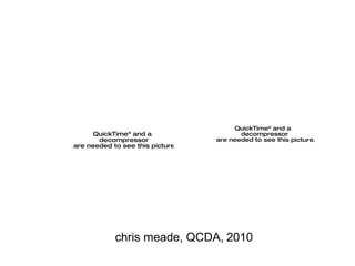 chris meade, QCDA,   2010 