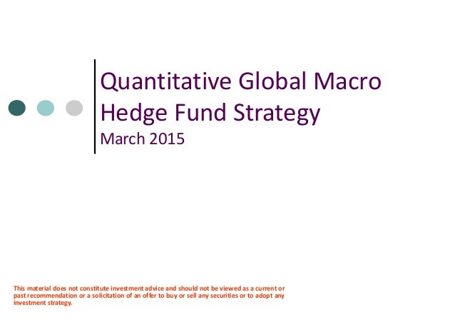 Macro hedge-fund trading strategies