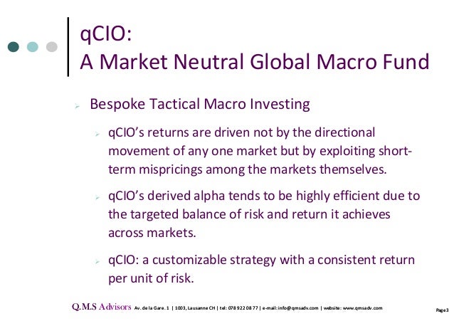 Macro hedge-fund trading strategies