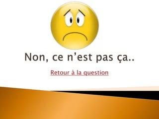 Retour à la question
 