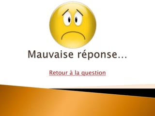 Retour à la question
 