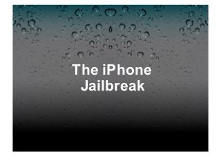 The iPhone
Jailbreak
 