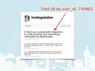 Find all by user_id: 749863
 