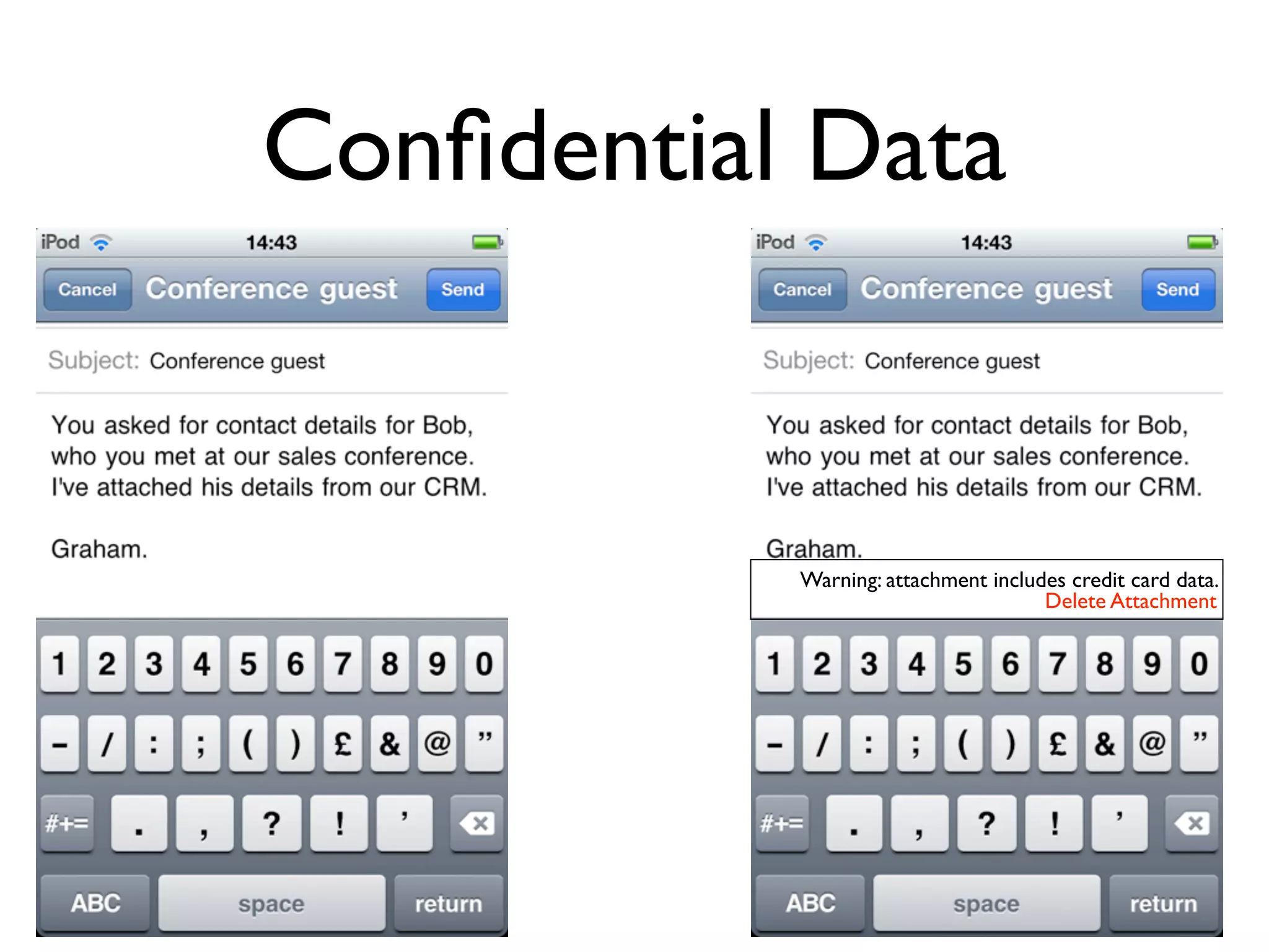Conﬁdential Data


           Warning: attachment includes credit card data.
                                     Delete Attachment
 