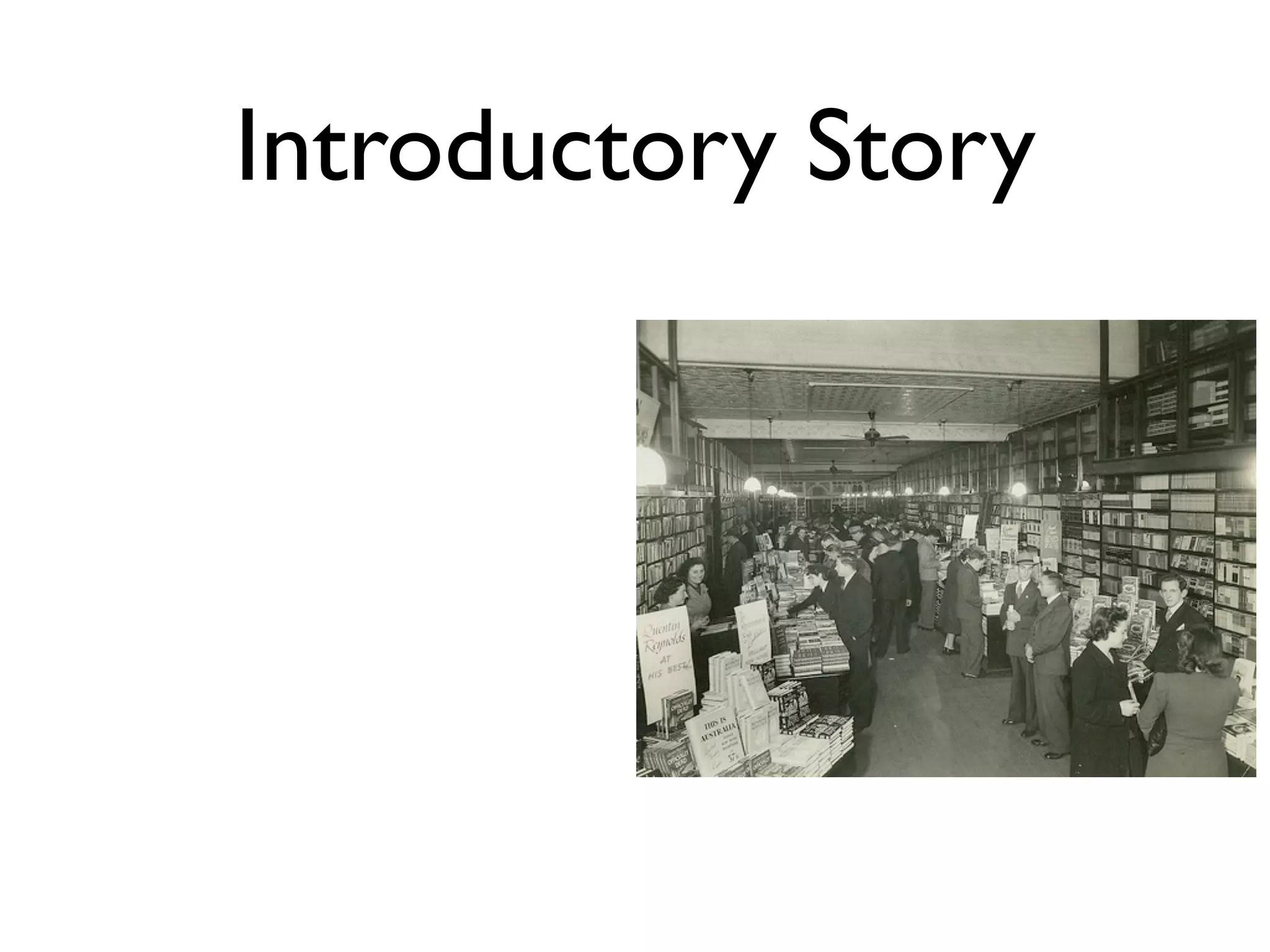 Introductory Story
 