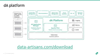 © 2018 data Artisans11
dA platform
data-artisans.com/download
 