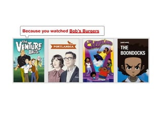 Because you watched Bob’s Burgers
 