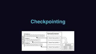 Checkpointing
 