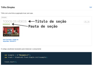 Título de seção
Pauta de seção
 